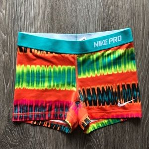 Orange Watercolor Nike Pro